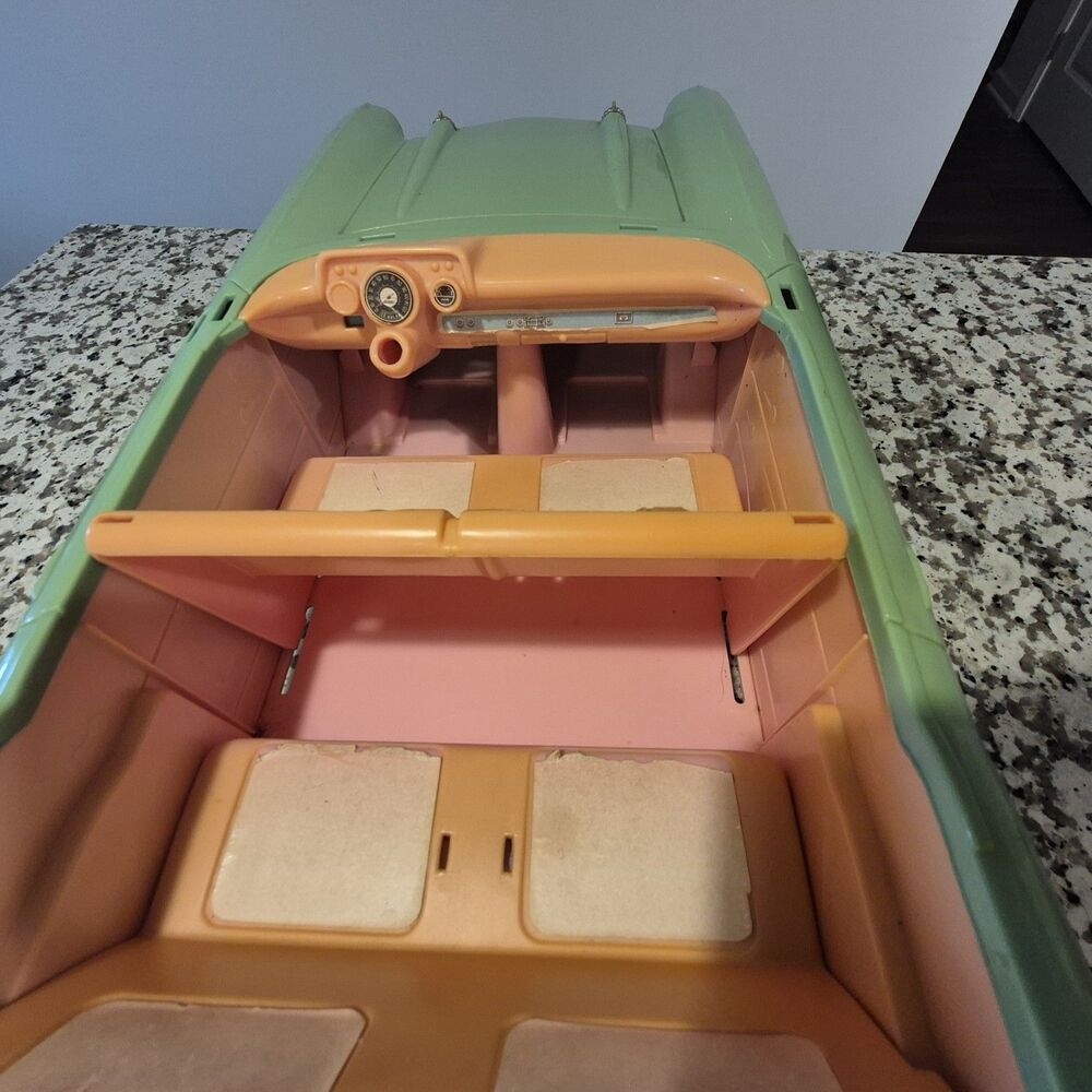 VTG 1988 Mattel Barbie ‘57 Chevy Bel Air Convertible Doll Car Classic Childs Toy - Picture 8 of 10